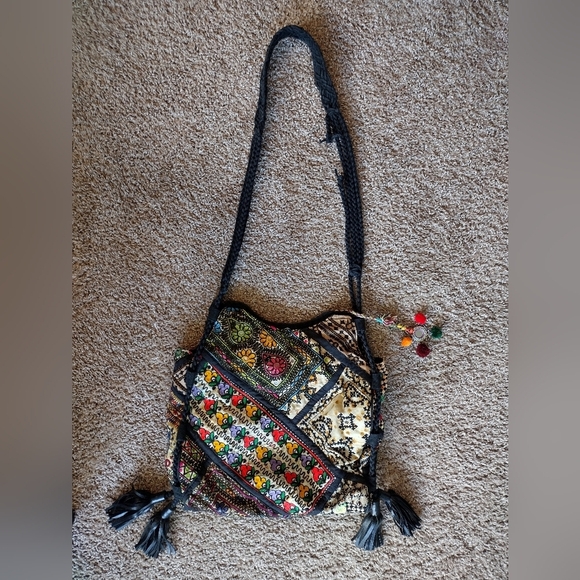 Gypsy Bohemian Patchwork Shoulder Bag - Picture 13 of 16